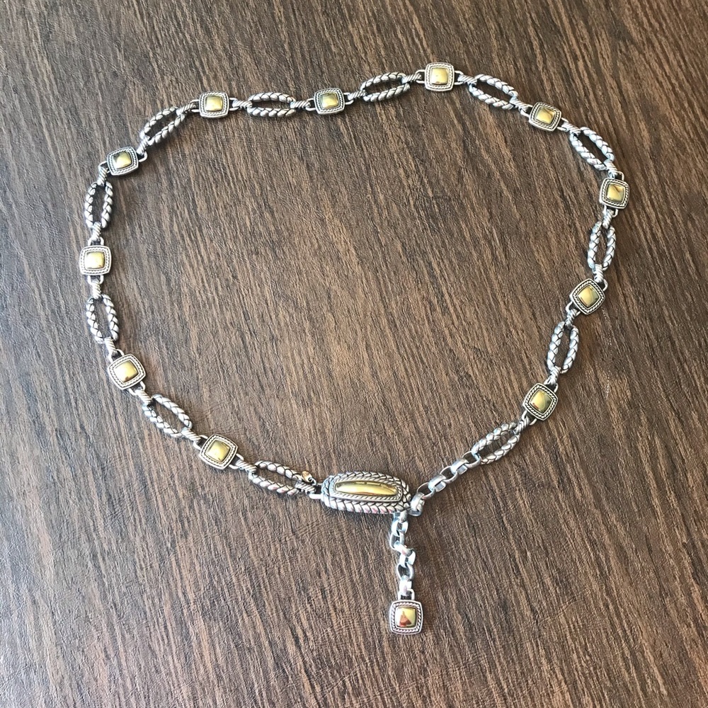 Brighton Silver Belt XL NWOT